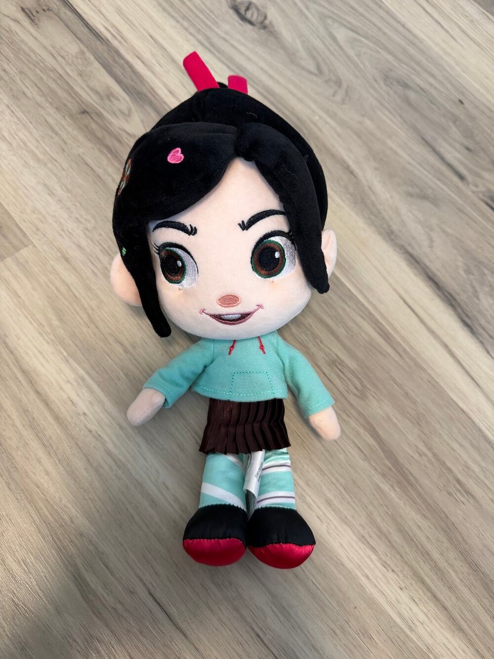 Disney Store Vanellope Von Schweetz Plush Doll Stuffed Toy Wreck It Ralph 12"